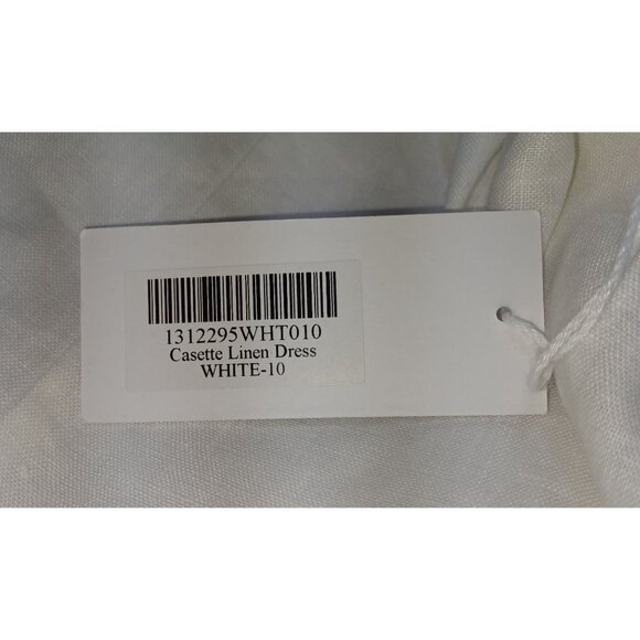 Reformation Cassette Linen Maxi Dress White 10 Bridal Shower Destination Wedding - Picture 9 of 16